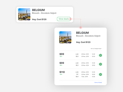 AirSearch - Find the best flight deals. app clean green holiday minimal simple travel ui ux web
