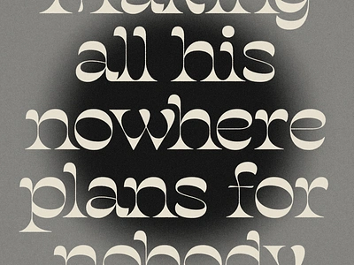 Nowhere Man beatles grey lennon nowhere man salvaje texture type typography