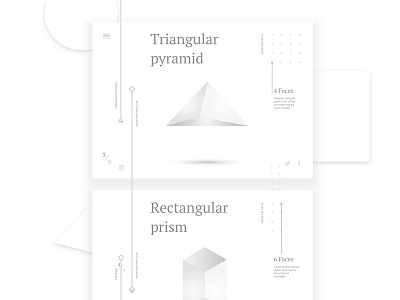 Educational geometry website design education geometry idea minimal plain ui ux website white