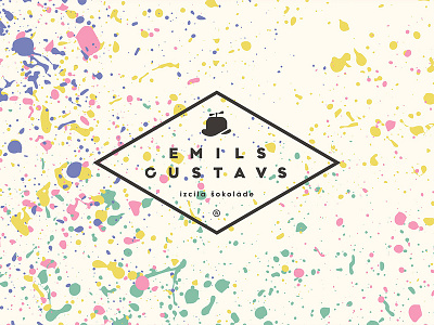 Branding for Emils Gustavs branding logo typography vector