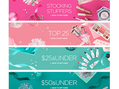 Ulta gift guide - banners