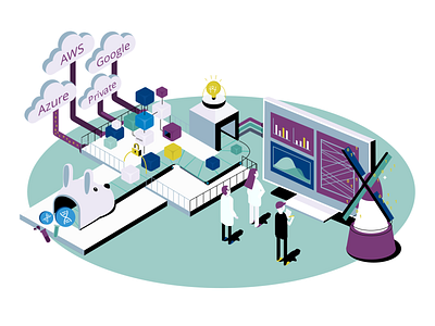 Data Flow of Gen3 data illustration infographic infographic illustration tech tech design