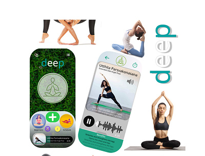 Personal Yoga Plan App ui ux