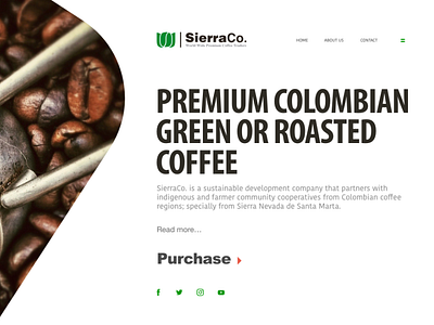 Emarket Coffee Landing Page