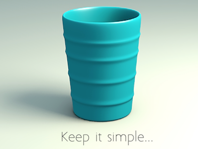 Keep it simple... 3d concept graphic design minimalism product creation