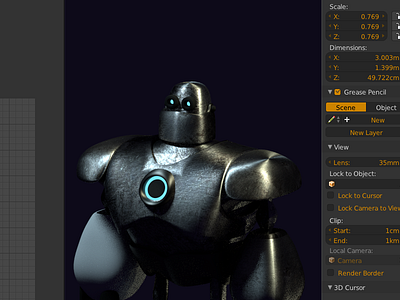 CHUCKBOT 3d modeling and texturing charcter design. conceptual art concept