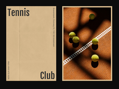 tennis posters design graphic design web design