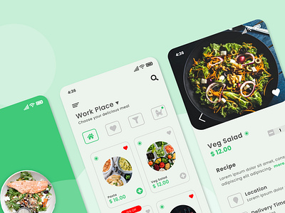 Food Delivery App Design ui uxdesigns