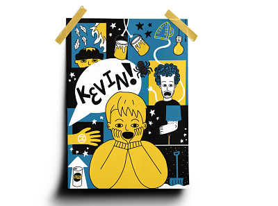 Home Alone digital art digital illustration fan art home alone illustration movie poster poster