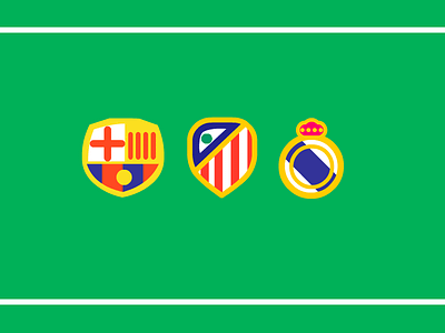 Minimal Logos atletico madrid barcelona barça futbol la liga madrid minimal real madrid soccer