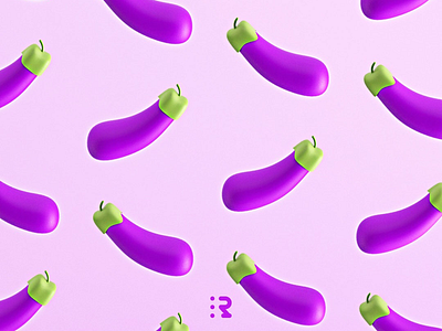 Eggplant wallpaper 🍆 3dart c4d cinema4d eggplant wallpaper wallpapers