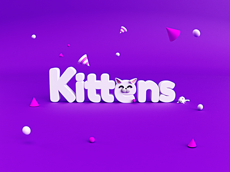 KITTENS 😻 by Cristian Rivas on Dribbble