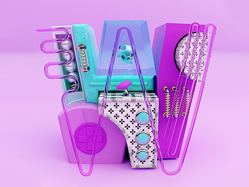Letter “W” game cráneo skull 36daysoftype06 www w 36daysoftype-w 36days 36daysoftype