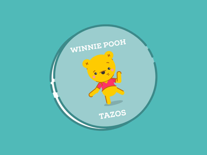 Pooh-Tazos winnie the pooh bear oso osito papas sabritas tazos winnie pooh winniepooh pooh