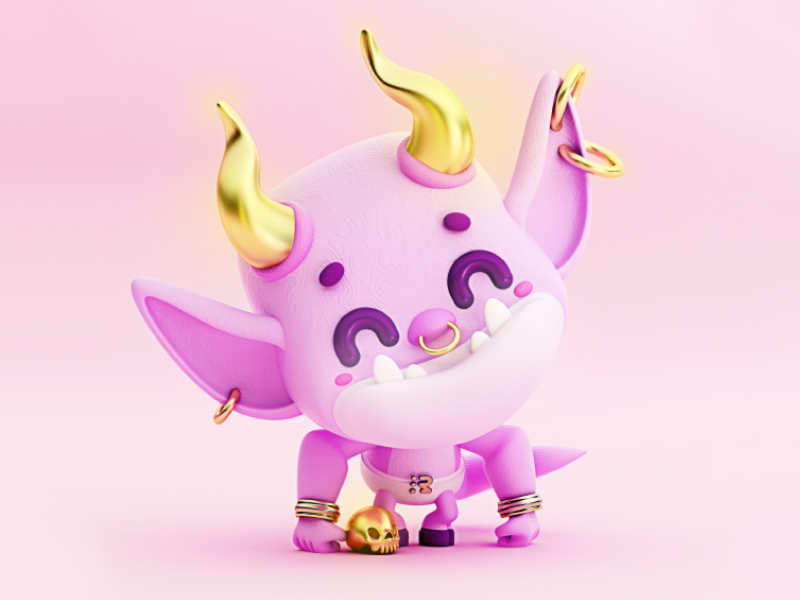 Cutie Monster 👹 by Cristian Rivas on Dribbble