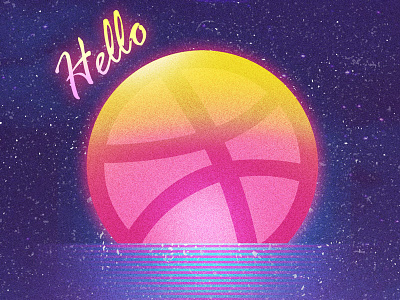 Hello Dribbble! 80s firstshot rochester