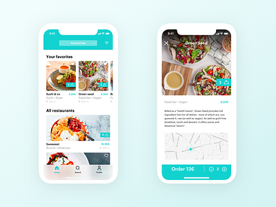 TooGoodToGo app redesign app food foodtech green interface landing minimalism order redesign toogoodtogo ui ux