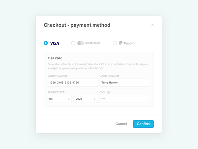 Checkout checkout clean interface design popin product ui ux