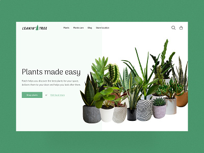 Plant Store web header