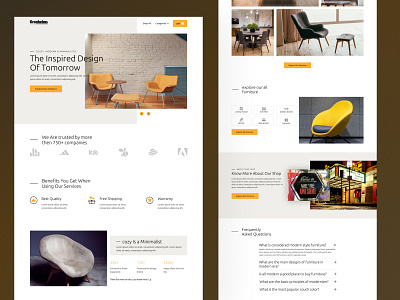 Furniture store website architecture chair comfort ecommerce furniture homedecor ikea interior design kitchen living room marketplace minimalist design mobile app online store product design sofa table ui design ui ux