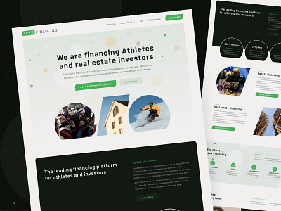 Financing website UI