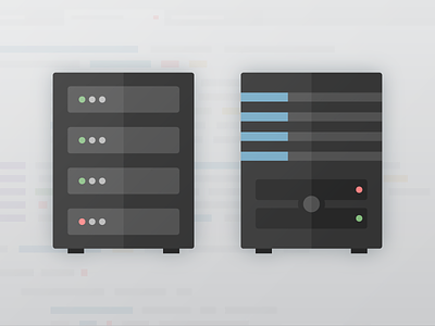 Illustration for Veeam — Servers icon illustration illustrator vector veeam