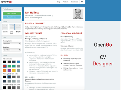 Opengo Cv Designer