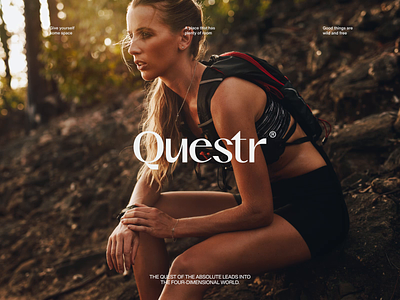 Questr® - Branding art direction branding clean contrast design experience hospitality logo motion redesign web