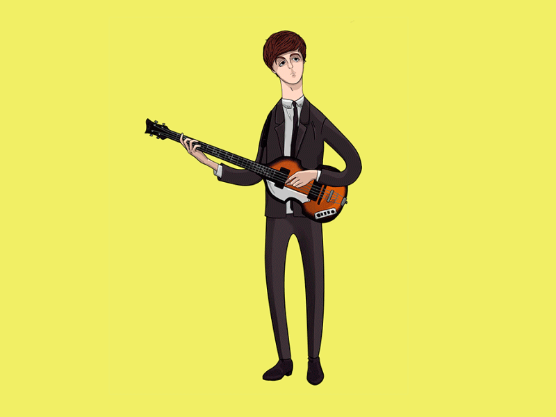 Paul McCartney animation beatles illustration mccartney paul