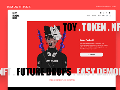 NFT DESIGN WEBSITE