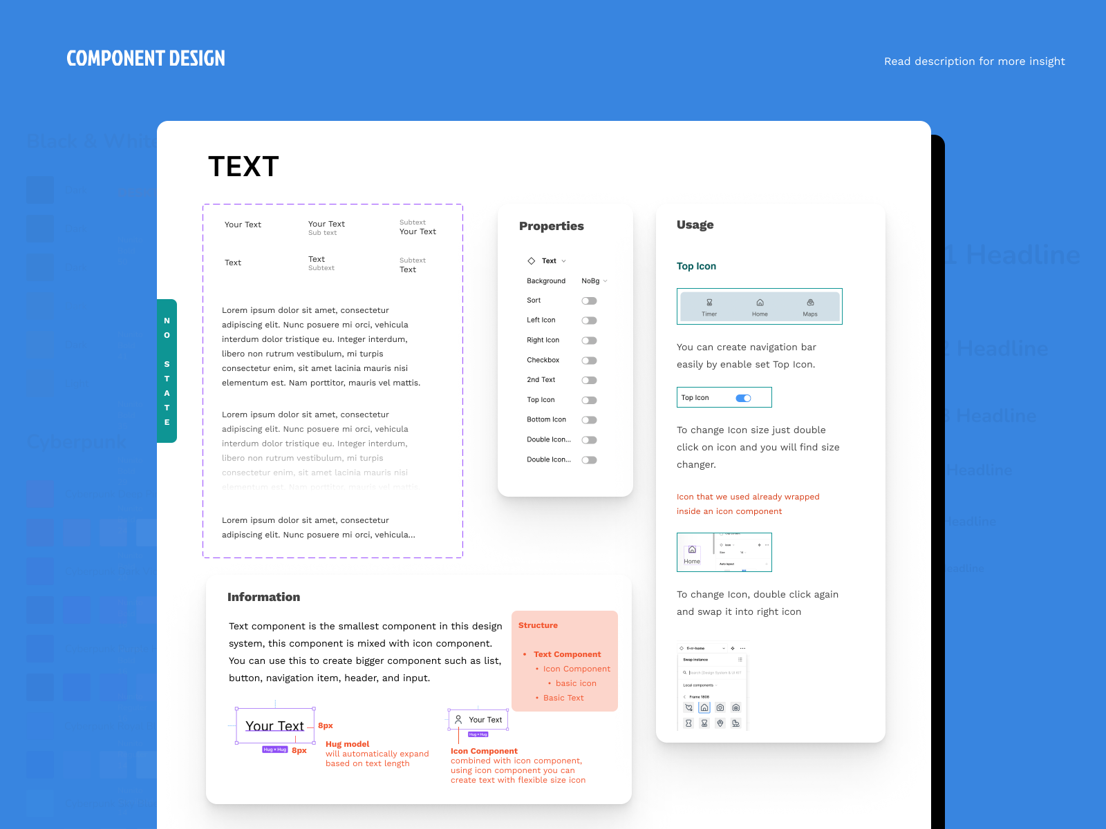 Design System - Text Component by Daniel Roy on Dribbble