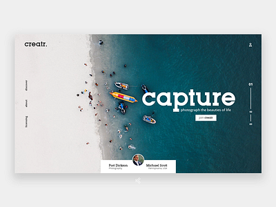 Creatr Landing Page - UI/UX Challenge 1.0