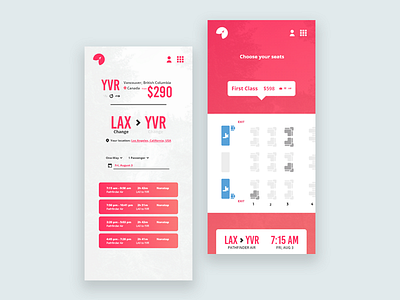 Pathfinder Air - UI/UX Challenge 2.0 airplane booking design interface landing page seats ui user ux webdesign website