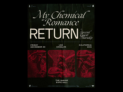 My Chemical Romance "Return" Concert Poster