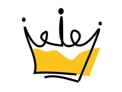 Crown 2022 crown design drawing gold honor illustration line line art lu7u prosperity redbubble t shirt victory yellow