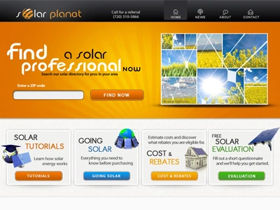 Solar Planet - home ajax cms css design development energy html jquery landing page php solar solar energy web web design web development webdesign website website design