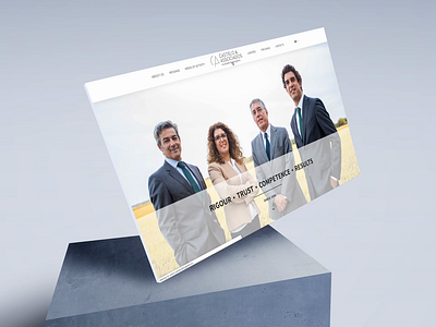 C&A Lawyers website redesign design homepage interface responsive web webdesign website