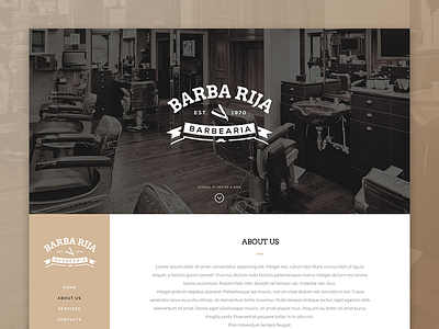 Barber e-commerce template