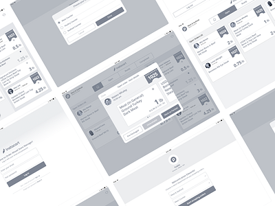 Instacart’s wireframes for personal shoppers app app interface ios ipad mockup research ux ux flow wireframe