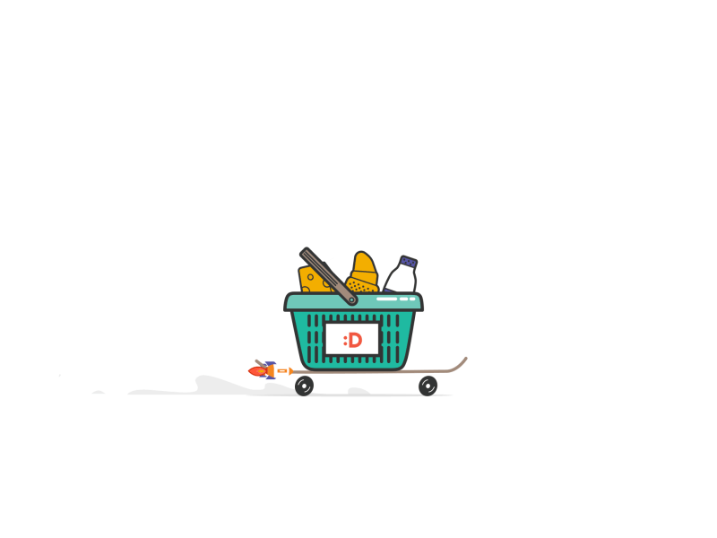 Crazy Cart by Rémy Saddour on Dribbble