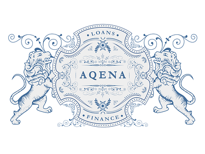 Aqena logotype research brand loans logo