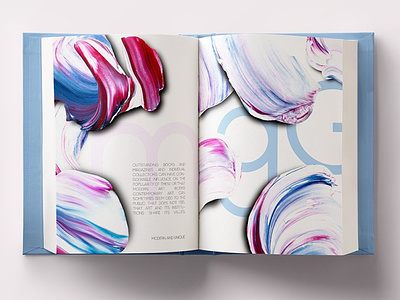 SEA Paint Strokes acrylic book branding brush design graphic design paint paint strokes palette stroke texture typography wave