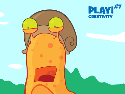 Play Creativity #7 cartoon character comic fun illustration illustrator snail