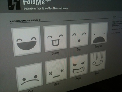 Fais.me faces design illustration web