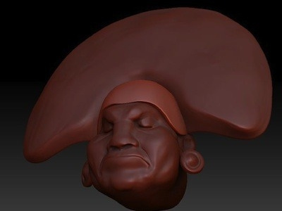 My first Zbrush project 3d cg mayan zbrush