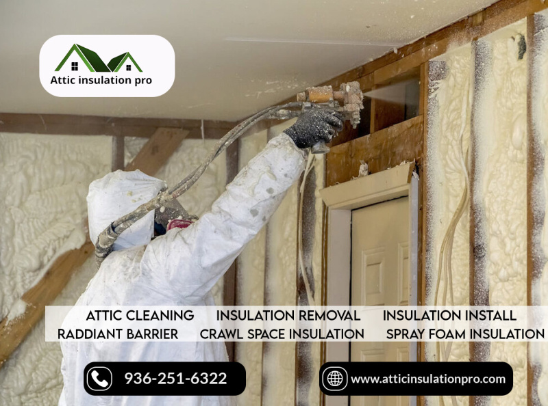The Benefits of Spray Foam Insulation in Houston Homes by Attic