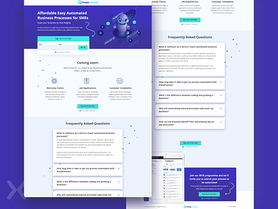 Pre-Launch Landing Page branding design dribbble shot landing page design landingpage lead generation leads pre launch prelaunch landing page productdesign signups ui ux