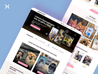 Crown & Paw | Click-Through Landing Page