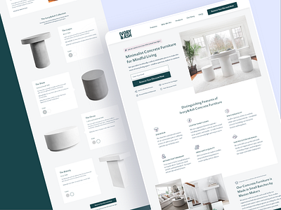 Ivory&Ash | Pre-Book Landing Page branding design discount campaign dribbble shot landing page design landingpage lead generation pre book pre book landing page ux