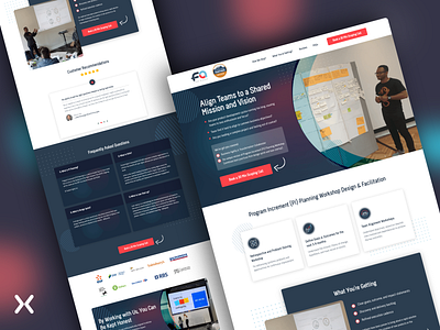Fresh Analyst | Consulting Landing Page branding consultancy landing page consultancy logo consultants design dribbble shot landing page landing page design landingpage lead generation leads logo ux